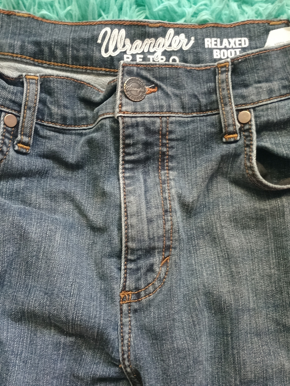 Wrangler Retro Relaxed Boot Men’s Jeans — Blue
